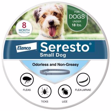 Picture of SERESTO SMALL DOG 8 MO. FLEA & TICK COLLAR - UNDER 18 LB.