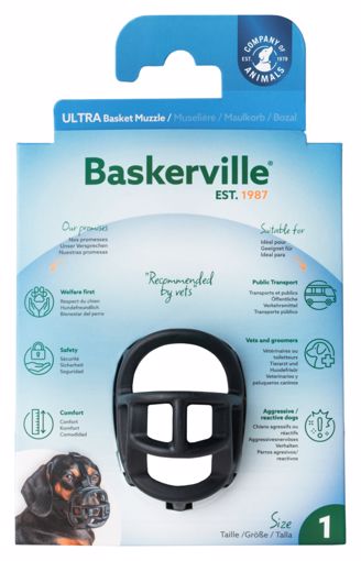 Picture of SIZE 1 BASKERVILLE ULTRA BASKET MUZZLE