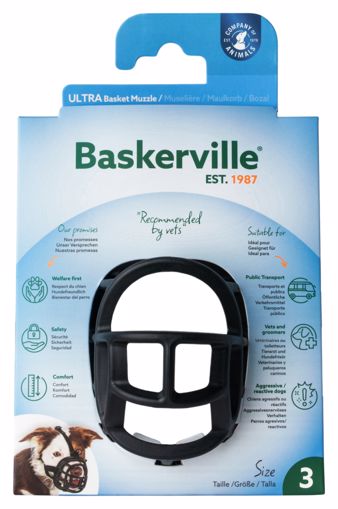 Picture of SIZE 3 BASKERVILLE ULTRA BASKET MUZZLE