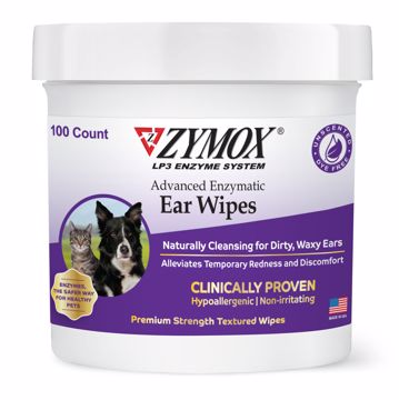 Picture of 100 CT. ZYMOX ADVANCED ENZYMATIC EAR WIPES