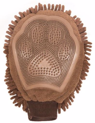 Picture of GROOMING MITT - BROWN