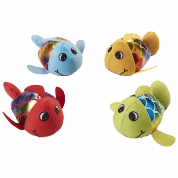 Picture of 3 IN. PLUSH JITTERY FISH - ASSORTED