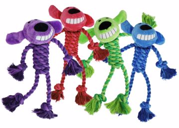 Picture of 11 IN. LOOFA WITH ROPE BODY - ASSORTED COLORS