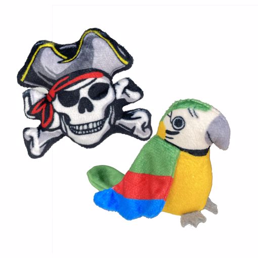 Picture of 3 IN. 2 PK. MARGARITAVILLE CAT PARROT/SKULL