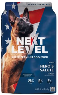 Picture of 40 LB. HEROS SALUTE ADULT DRY FOOD