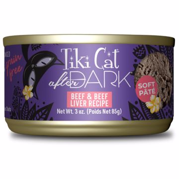 Picture of 12/3 OZ. TIKI CAT AFTER DARK PATE - WILD BEEF/BEEF LIVER