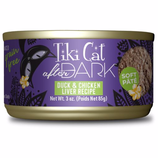 Picture of 12/3 OZ. TIKI CAT AFTER DARK PATE - WILD DUCK/CHICKEN LIVER