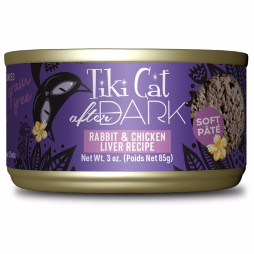 Picture of 12/3 OZ. TIKI CAT AFTER DARK PATE - WILD RABBIT/CHKN LIVER