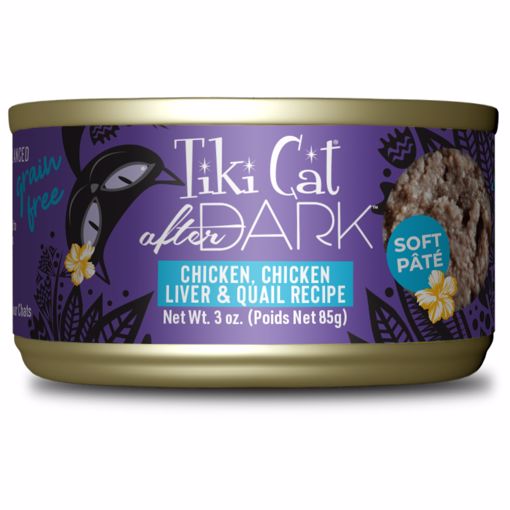 Picture of 12/3 OZ. TIKI CAT AFTER DARK PATE - WILD CHICKEN/QUAIL