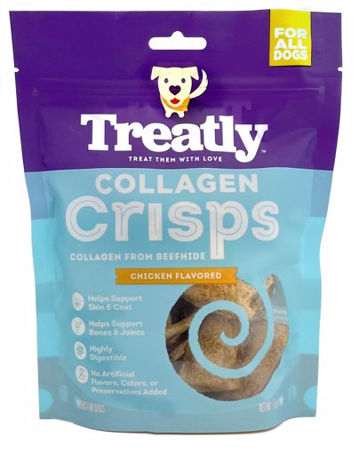 Picture of 5 OZ. TREATLY COLLAGEN CRISPS CHICKEN FLAVORED