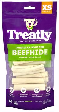 Picture of 14/XS. TREATLY AMERICAN SOURCED BEEFHIDE ROLLS - NATURAL