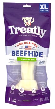 Picture of XL. TREATLY USA BEEFHIDE BONE - NATURAL