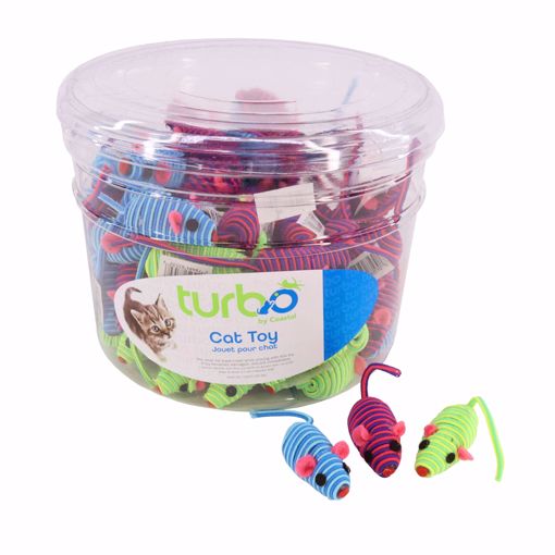 Picture of 90/5 IN. STRING MICE - BULK CAT TOY BIN