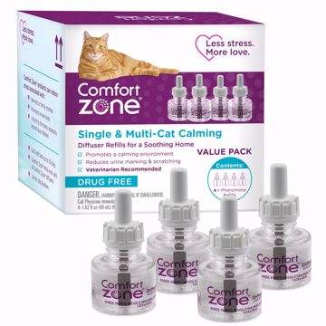 Picture of 4 PK. COMFORT ZONE CAT SOOTHING DIFFUSER REFILL