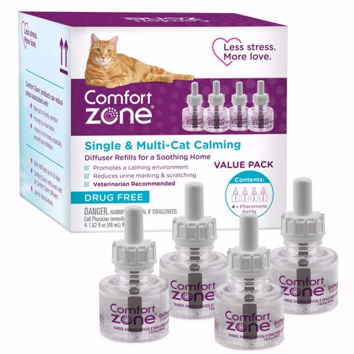 Picture of 4 PK. COMFORT ZONE CAT SOOTHING DIFFUSER REFILL