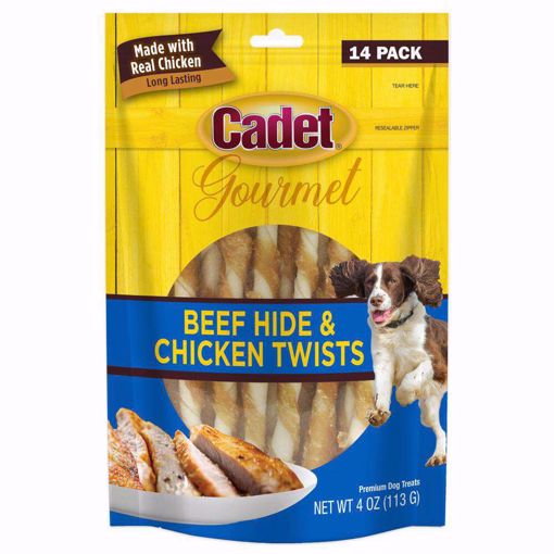 Picture of 14 CT. PREMIUM GOURMET TWISTED STICKS - CHICKEN & BEEF