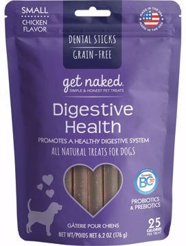 Picture of SM. GET NAKED GF DIGESTIVE HEALTH DENTAL CHEW STICKS