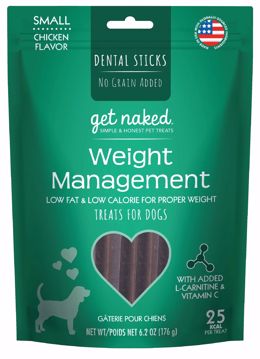 Picture of SM. GET NAKED GF WEIGHT MANAGEMENT DENTAL CHEW STICKS