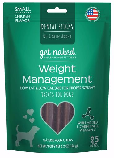 Picture of SM. GET NAKED GF WEIGHT MANAGEMENT DENTAL CHEW STICKS