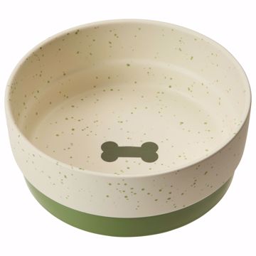 Picture of 7 IN. SEDONA DISH DOG SPRUCE GREEN