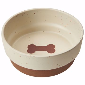 Picture of 5 IN. SEDONA DISH DOG CHESTNUT BROWN