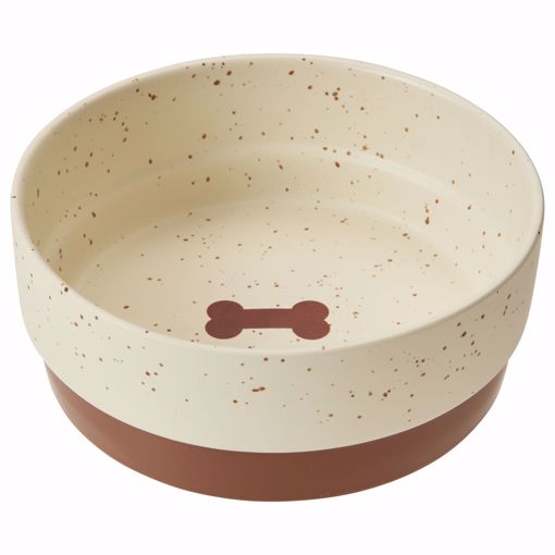 Picture of 7 IN. SEDONA DISH DOG CHESTNUT BROWN