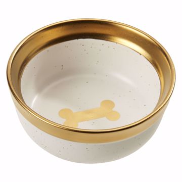 Picture of 5 IN. MALIBU DISH DOG GOLD