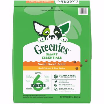 Picture of 13.5 LB. GREENIES SMALL BREED DRY FOOD - CHICKEN