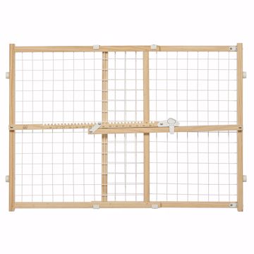 Picture of 24 IN. WOOD GATE - PATENTED LATCH WIRE MESH - FITS 29-41 IN.