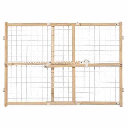 Picture of 24 IN. WOOD GATE - PATENTED LATCH WIRE MESH - FITS 29-41 IN.