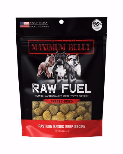 Picture of 16 OZ. MAXIMUM BULLY FD RAW FUEL RECIPE - PASTURE RAISE BEEF