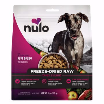Picture of 8 OZ. NULO DOG FREEZE DRIED RAW - BEEF/APPLES