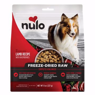 Picture of 8 OZ. NULO DOG FREEZE DRIED RAW LAMB/RASPBERRIES