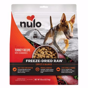 Picture of 18 OZ. NULO DOG FREEZE DRIED RAW - TURKEY/CRANBERRIES