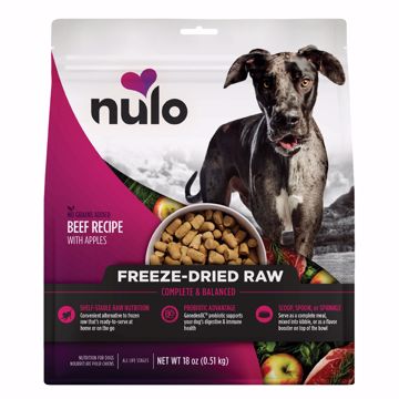 Picture of 18 OZ. NULO DOG FREEZE DRIED RAW - BEEF/APPLES