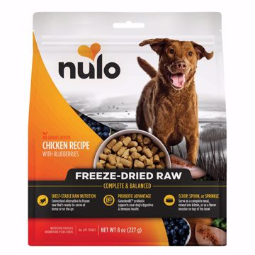 Picture of 8 OZ. NULO DOG FREEZE DRIED RAW - CHICKEN/BLUEBERRIES