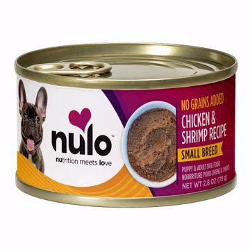 Picture of 12/2.8 OZ. SM. BREED DOG PATE WET CAN FOOD - CHICKEN/SHRIMP
