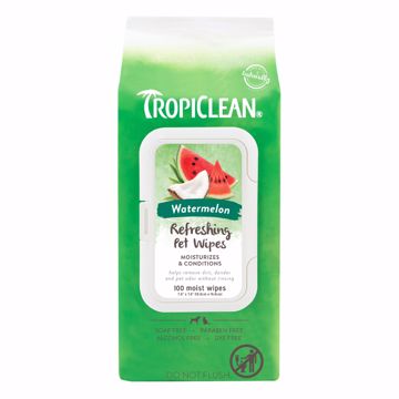 Picture of 100 CT. TROPICLEAN WATERMELON 2-IN-1 WIPES