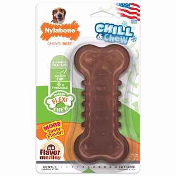 Picture of MED. FLEXI CHEW CHILL & CHEW TOY W/TREAT POCKETS