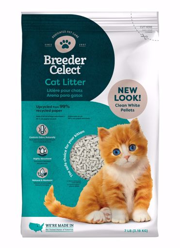 Picture of 7 LB. BREEDER CELECT - RECYCLED PAPER CAT LITTER