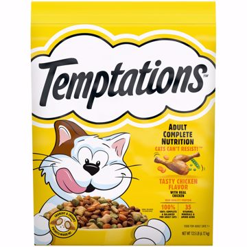 Picture of 13.5 LB. TEMPTATIONS DRY CAT FOOD - CHICKEN