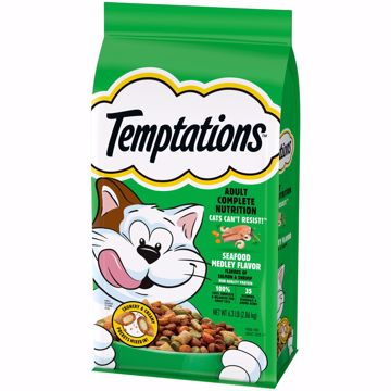 Picture of 6.3 LB. TEMPTATIONS DRY CAT FOOD - SEAFOOD