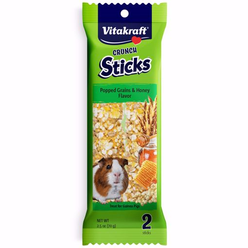 Picture of 2.5 OZ. POPPED GRAINS/HONEY CRUNCH STICKS - GUINEA PIG