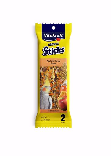 Picture of 3.5 OZ CRUNCH STICKS APPLE & HONEY FLAVOR FOR COCKATIELS