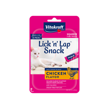 Picture of 5 PK. LICK N LAP SNACK CHICKEN FLAVOR