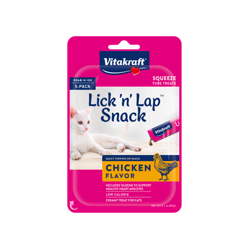 Picture of 5 PK. LICK N LAP SNACK CHICKEN FLAVOR