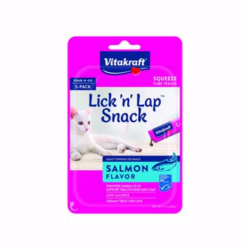 Picture of 5 PK. LICK N LAP SNACK SALMON FLAVOR