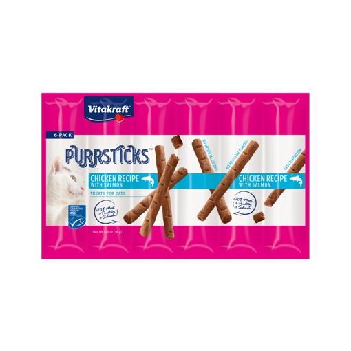 Picture of 6 PK. PURRSTICKS CHICKEN RECIPE WITH SALMON