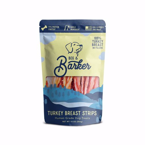 Picture of 10 OZ. BEG & BARKER TURKEY BREAST STRIPS DOG TREAT