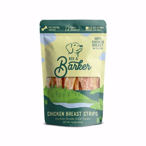 Picture of 10 OZ. BEG & BARKER CHICKEN BREAST STRIPS DOG TREAT